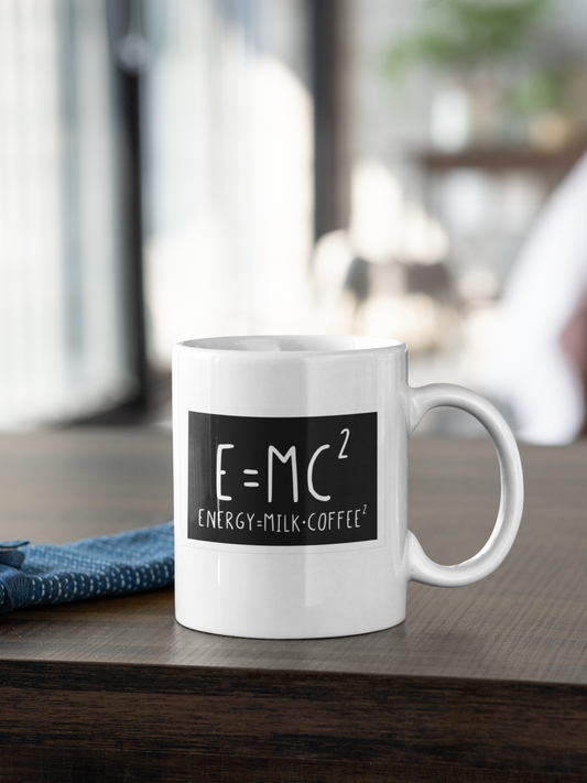 E = MC^2 mug