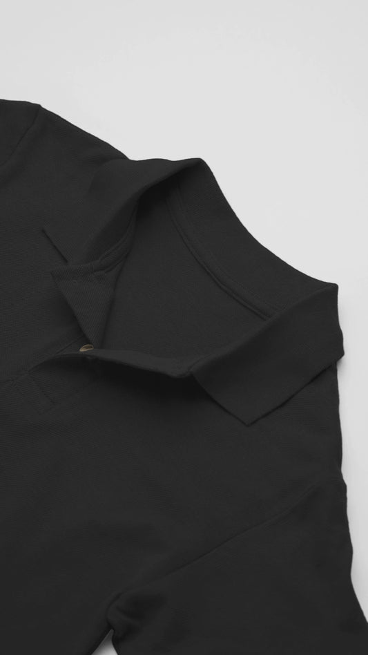 The Elemental Polo : Noir Black