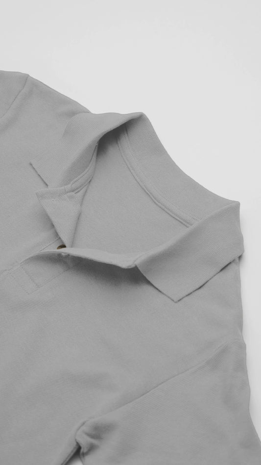 The Elemental Polo : Melange Grey