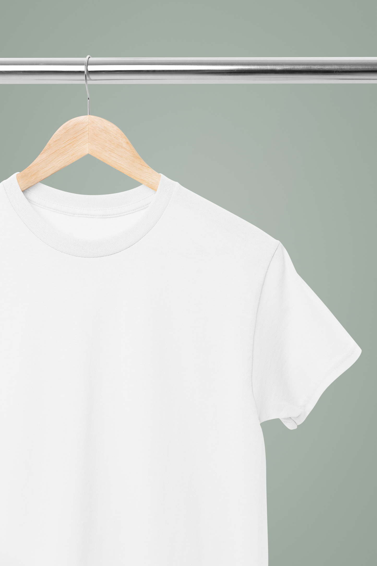 The Round Neck Tee : Porcelain White